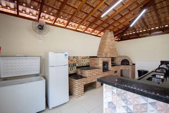 Área comum - Churrasqueira de apartamento à venda com 2 quartos, 48m² em Novo Osasco, Osasco