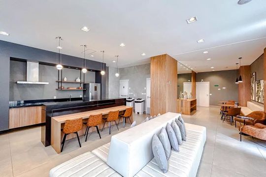Área comum de kitnet/studio para alugar com 1 quarto, 28m² em Vila Matilde, São Paulo
