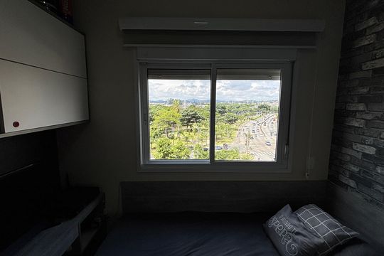 Quarto de apartamento à venda com 3 quartos, 80m² em Vila Homero Thon, Santo André