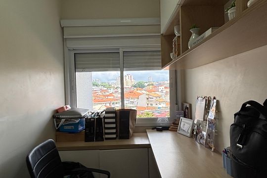 Escritório de apartamento à venda com 3 quartos, 80m² em Vila Homero Thon, Santo André
