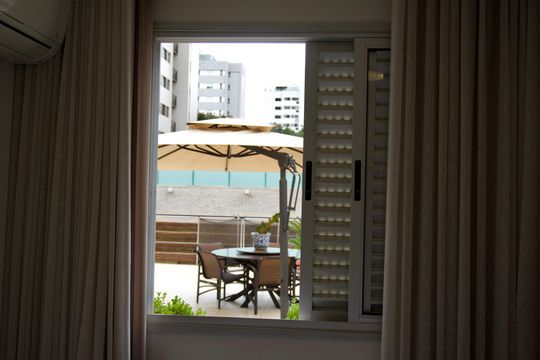 Suíte (Quarto 3) - Vista da Janela de apartamento à venda com 3 quartos, 318m² em Carmo, Belo Horizonte