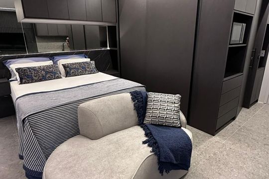 Quarto 1 de kitnet/studio para alugar com 1 quarto, 28m² em Pinheiros, São Paulo