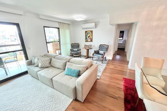 Sala de apartamento à venda com 4 quartos, 150m² em Vila Pauliceia, São Paulo