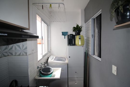 Cozinha / Área de Serviço de apartamento à venda com 1 quarto, 36m² em Vila Aurora (zona Norte), São Paulo