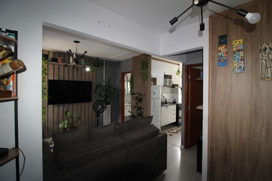 Sala de apartamento à venda com 1 quarto, 36m² em Vila Aurora (zona Norte), São Paulo