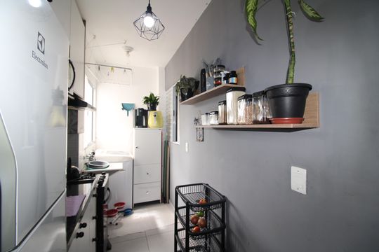 Cozinha / Área de Serviço de apartamento à venda com 1 quarto, 36m² em Vila Aurora (zona Norte), São Paulo