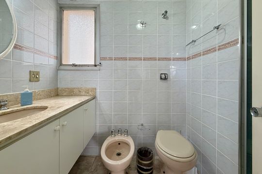 Banheiro Social de apartamento à venda com 3 quartos, 129m² em Vila Cruzeiro, São Paulo