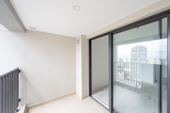 Varanda de kitnet/studio à venda com 1 quarto, 27m² em Vila Clementino, São Paulo