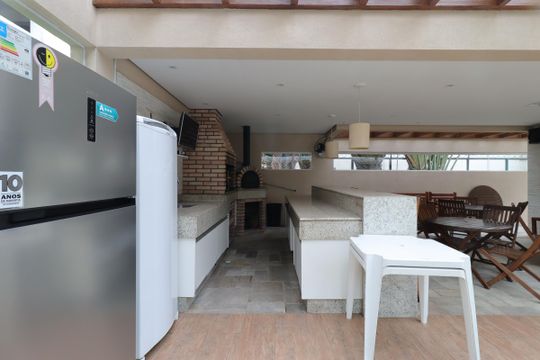 Área Comum - Churrasqueira de apartamento à venda com 2 quartos, 92m² em Jardim, Santo André