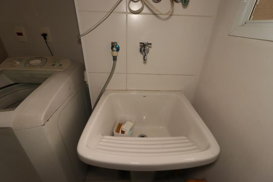 Área de Serviço - Tanque de apartamento à venda com 2 quartos, 92m² em Jardim, Santo André