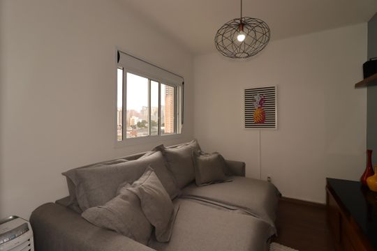 Sala de apartamento à venda com 2 quartos, 92m² em Jardim, Santo André