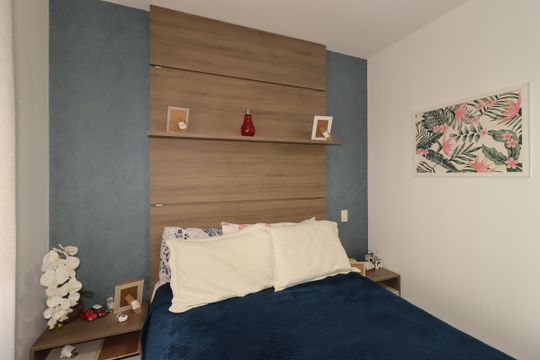 Suíte de apartamento à venda com 2 quartos, 92m² em Jardim, Santo André