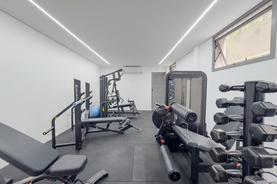 Área comum - Academia de apartamento para alugar com 3 quartos, 120m² em Cerqueira César, São Paulo