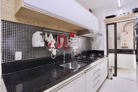 Cozinha de apartamento à venda com 4 quartos, 90m² em Vila Regente Feijó, São Paulo