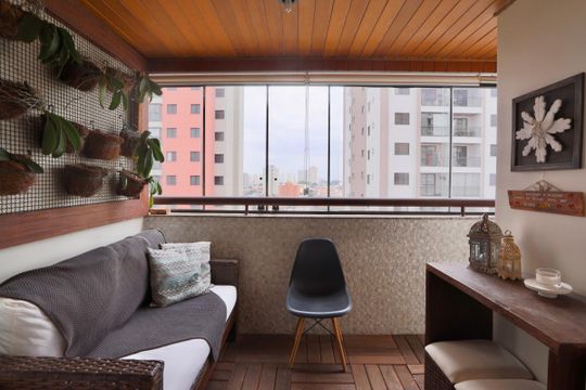 Sacada de apartamento à venda com 4 quartos, 90m² em Vila Regente Feijó, São Paulo