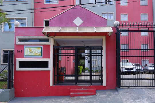 Fachada do condomínio de apartamento à venda com 3 quartos, 59m² em Jardim Casa Pintada, São Paulo