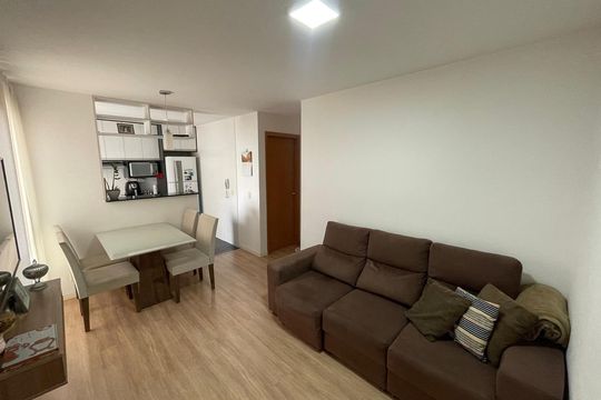 Sala de apartamento à venda com 2 quartos, 47m² em Parque das Cachoeiras, Campinas