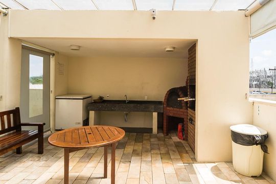 Churrasqueira de apartamento à venda com 2 quartos, 47m² em Vila Homero Thon, Santo André