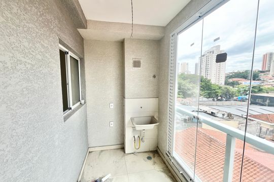 Varanda da Sala de apartamento para alugar com 1 quarto, 33m² em Santana, São Paulo