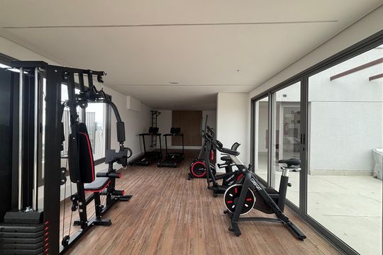 Área comum - Academia de kitnet/studio à venda com 1 quarto, 26m² em São Judas, São Paulo