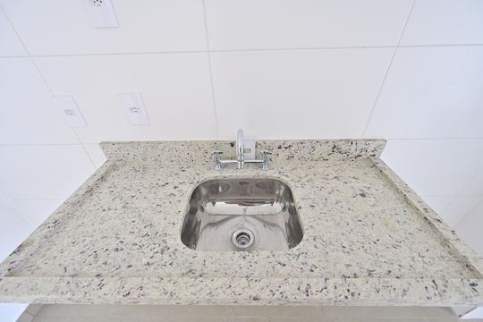 Cozinha de apartamento à venda com 2 quartos, 48m² em São Judas, São Paulo