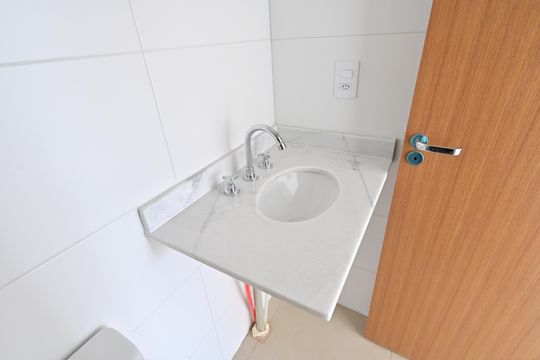 Banheiro da Suíte de apartamento à venda com 2 quartos, 48m² em São Judas, São Paulo