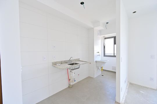 Cozinha de apartamento à venda com 2 quartos, 52m² em São Judas, São Paulo