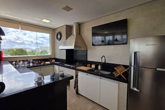 Área Comum - Churraqueira de apartamento à venda com 3 quartos, 247m² em Nova Gerti, São Caetano do Sul