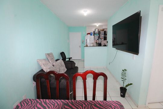 Sala de apartamento para alugar com 2 quartos, 50m² em Jardim das Industrias, São José dos Campos