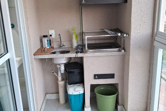 Varanda de apartamento para alugar com 3 quartos, 80m² em Balneário Tropical, Paulínia