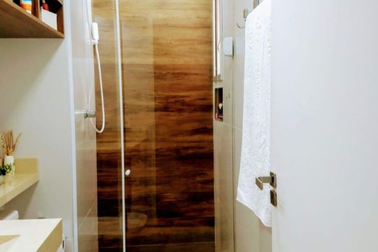 Banheiro de apartamento à venda com 3 quartos, 67m² em Vila Nova Pauliceia, São Paulo