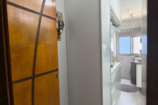 Cozinha de apartamento à venda com 3 quartos, 67m² em Vila Nova Pauliceia, São Paulo
