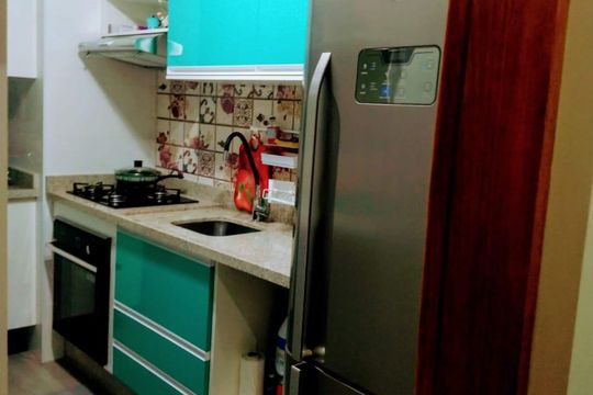 Cozinha de apartamento à venda com 3 quartos, 67m² em Vila Nova Pauliceia, São Paulo