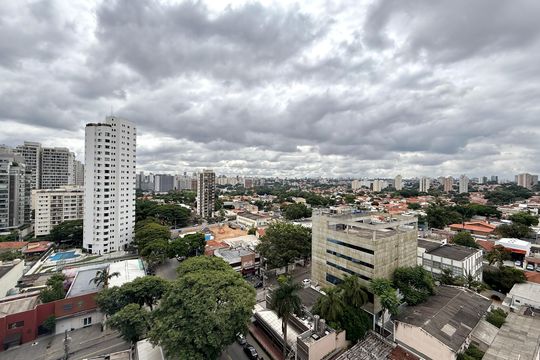 Vista  de kitnet/studio à venda com 0 quarto, 20m² em Campo Belo, São Paulo