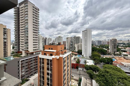 Vista  de kitnet/studio à venda com 0 quarto, 20m² em Campo Belo, São Paulo