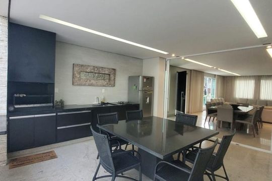 Cozinha de casa de condomínio à venda com 4 quartos, 360m² em Paquetá, Belo Horizonte