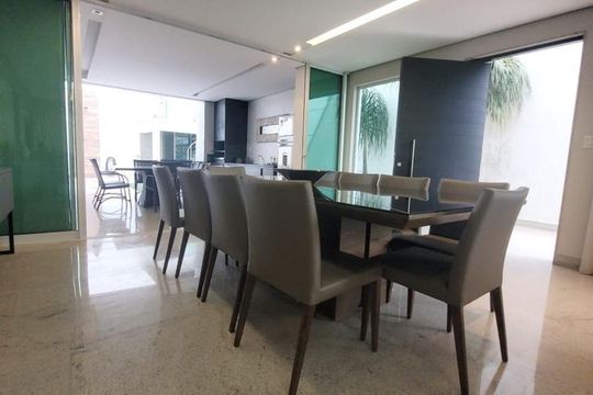 Sala de Jantar de casa de condomínio à venda com 4 quartos, 360m² em Paquetá, Belo Horizonte