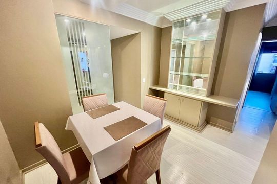 Sala de jantar de apartamento para alugar com 2 quartos, 62m² em Vila Nova Conceição, São Paulo