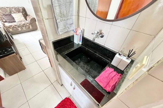 Pia de apartamento à venda com 2 quartos, 46m² em Carandiru, São Paulo