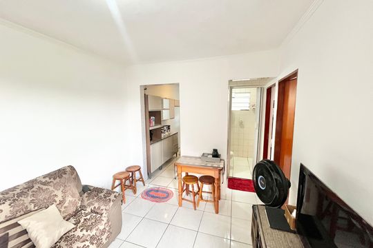 Sala de apartamento à venda com 2 quartos, 46m² em Carandiru, São Paulo