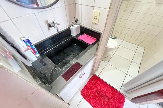 Pia de apartamento à venda com 2 quartos, 46m² em Carandiru, São Paulo