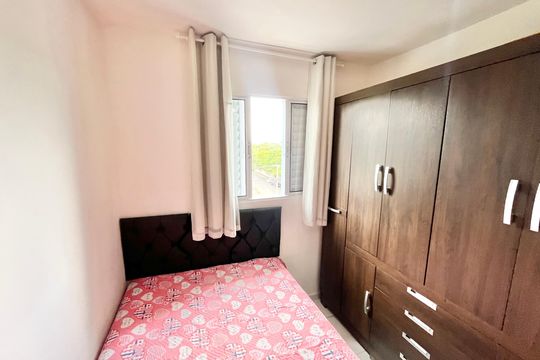 Quarto 1 de apartamento à venda com 2 quartos, 46m² em Carandiru, São Paulo