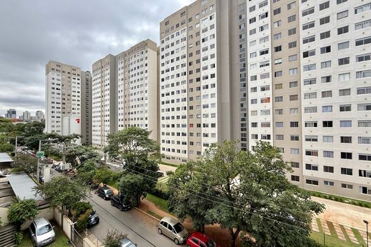 Vista  de apartamento à venda com 1 quarto, 65m² em Jardim Promissao, São Paulo