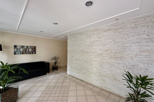 Hall Social Bloco  de apartamento à venda com 1 quarto, 65m² em Jardim Promissao, São Paulo