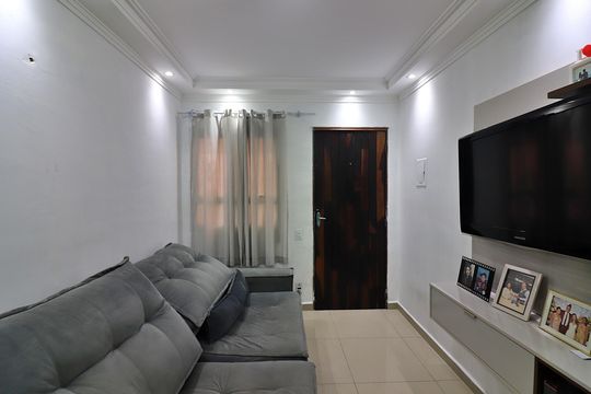 Sala  de apartamento para alugar com 2 quartos, 56m² em Vila Marchi, São Bernardo do Campo