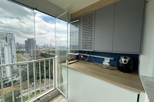 Área de Serviço de apartamento à venda com 2 quartos, 69m² em Alphaville Empresarial, Barueri
