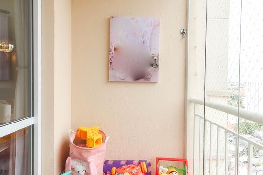 Varanda da Sala de apartamento à venda com 2 quartos, 52m² em Vila Santana, São Paulo