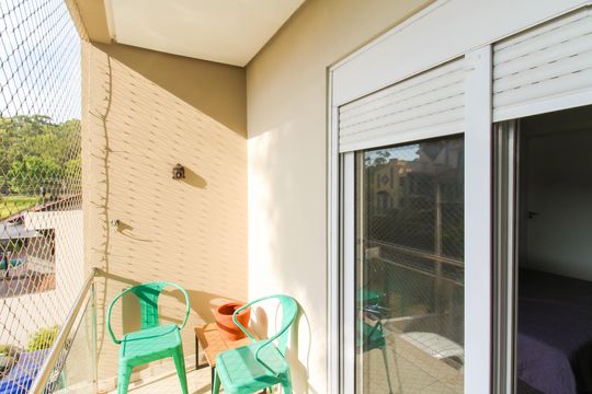 Varanda da Suíte 2 de casa à venda com 2 quartos, 75m² em São José, Canoas