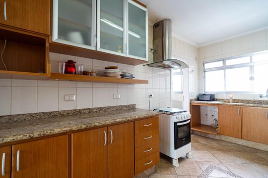 Cozinha de apartamento para alugar com 3 quartos, 163m² em Bela Vista, São Paulo
