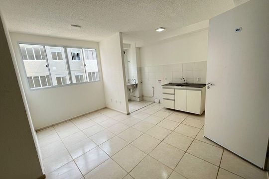 Sala/Cozinha de apartamento para alugar com 2 quartos, 42m² em Jardim Alvorada, Nova Iguaçu